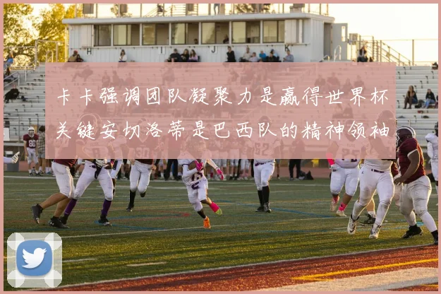 卡卡强调团队凝聚力是赢得世界杯关键安切洛蒂是巴西队的精神领袖